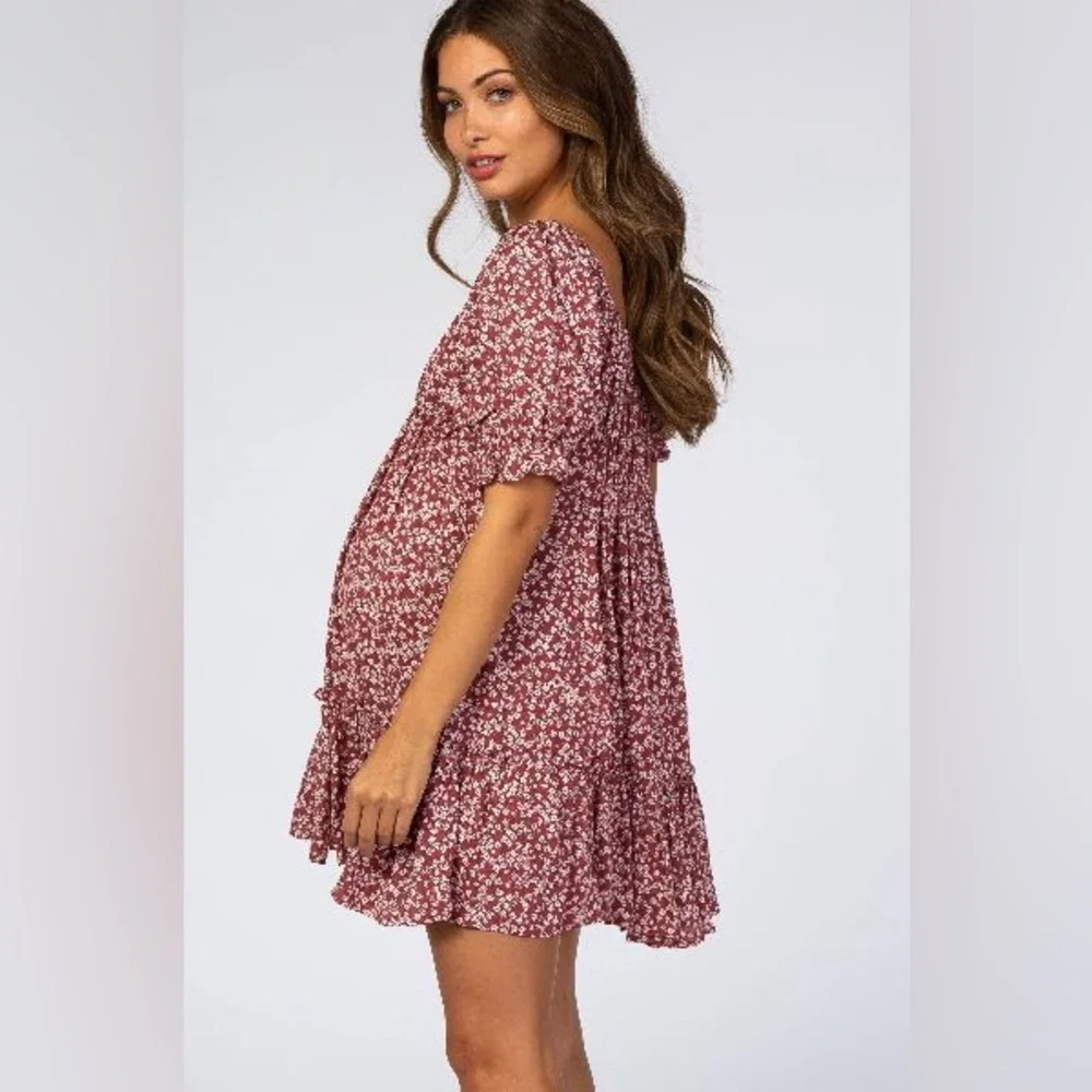 Pinkblush dainty flower floral print mini dress nwt - Picture 2 of 11